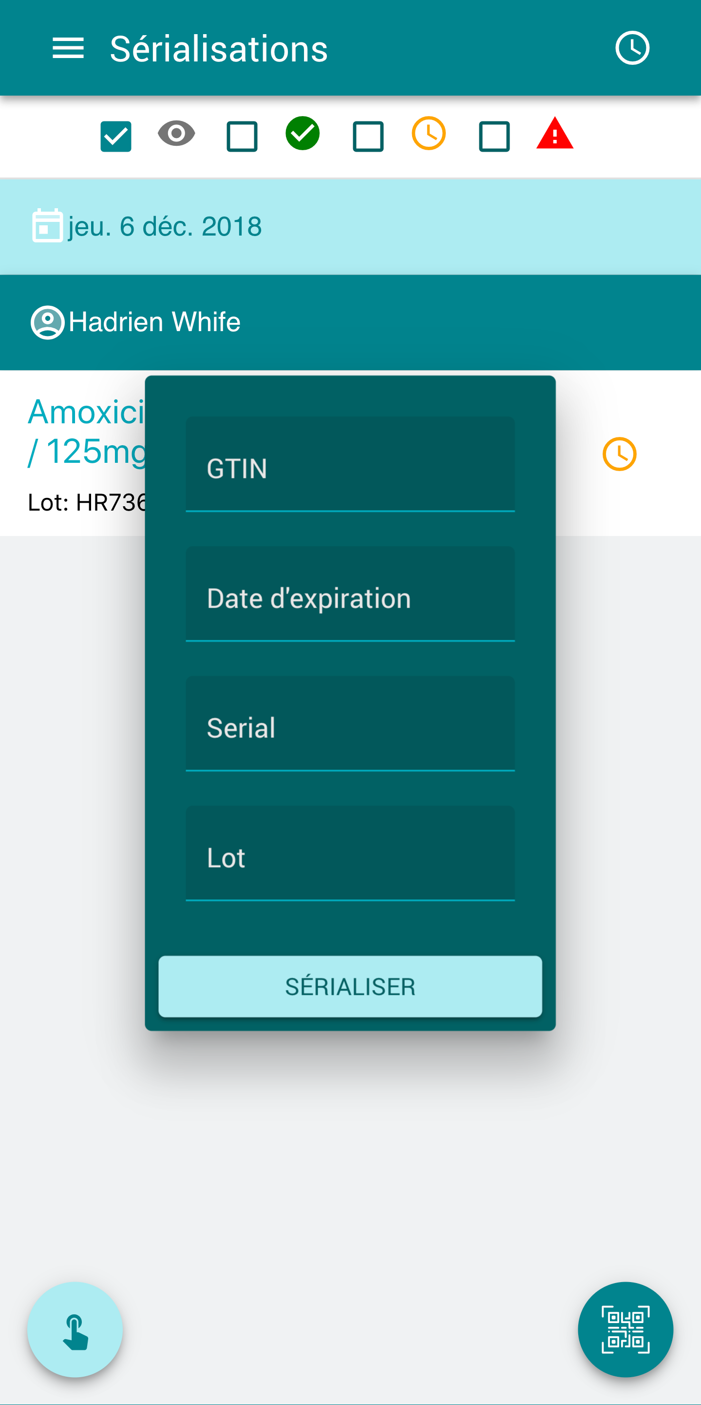 Medicine serialisation for mobile & PDA